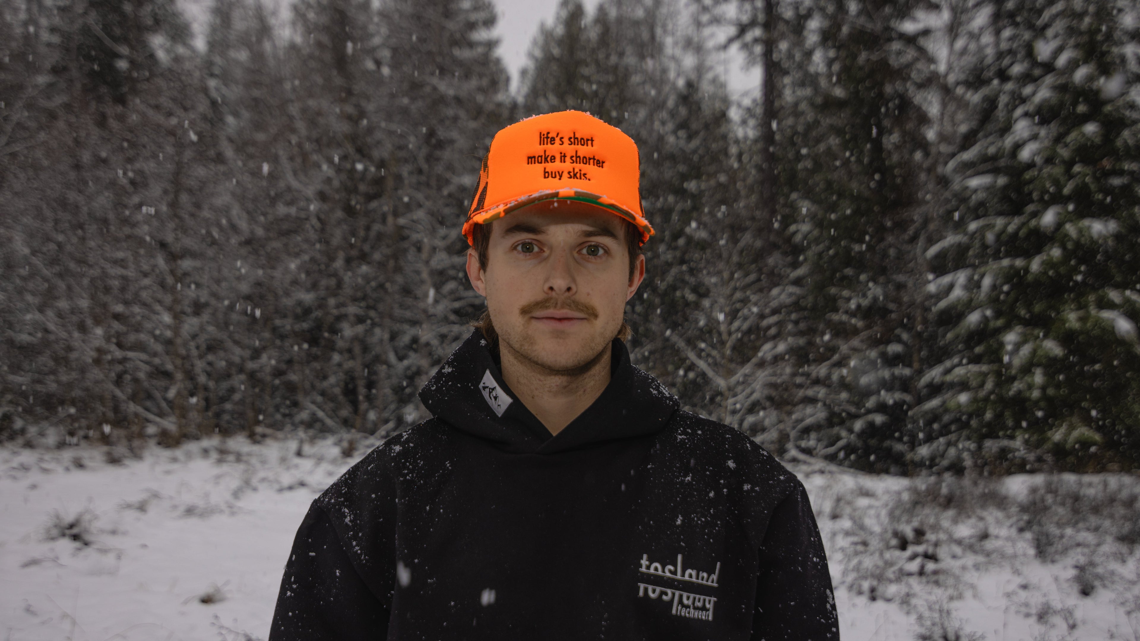 life's short trucker cap